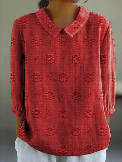 Julia | Floral Embroidery Blouse