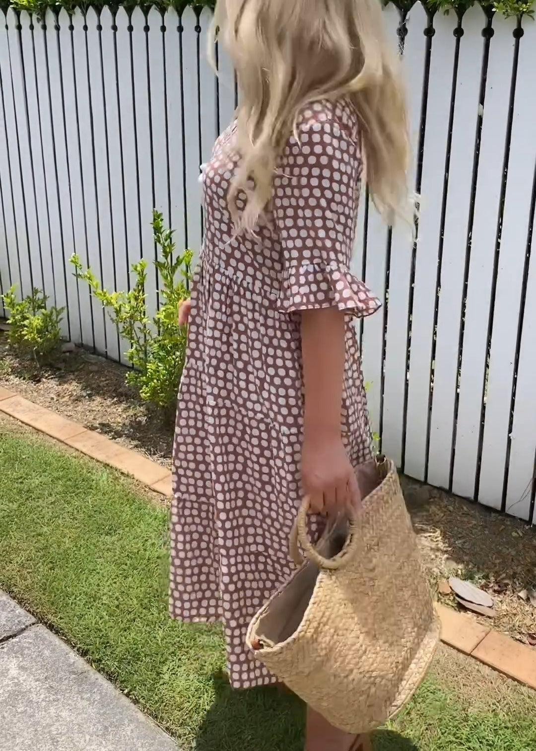 Dakota  | Polka Dot Midi Dress
