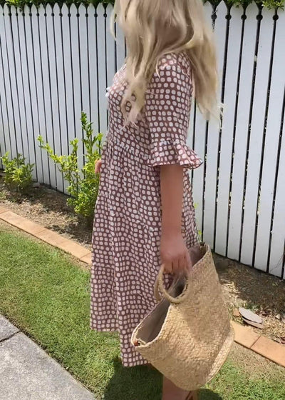 Dakota  | Polka Dot Midi Dress