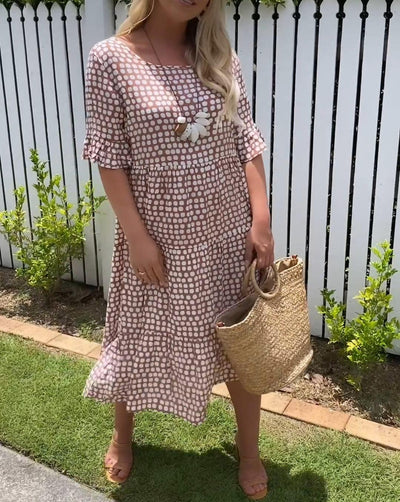 Dakota  | Polka Dot Midi Dress