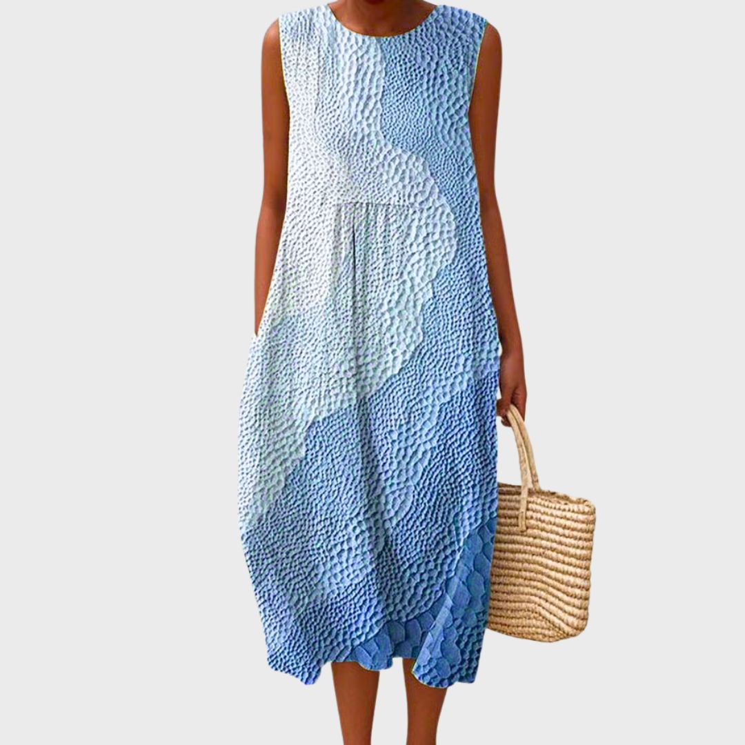 Meadow | Coastal Check Dress