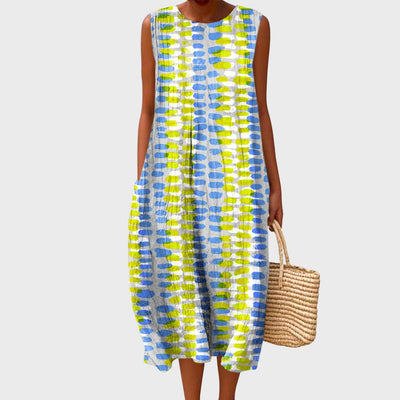 Meadow | Coastal Check Dress