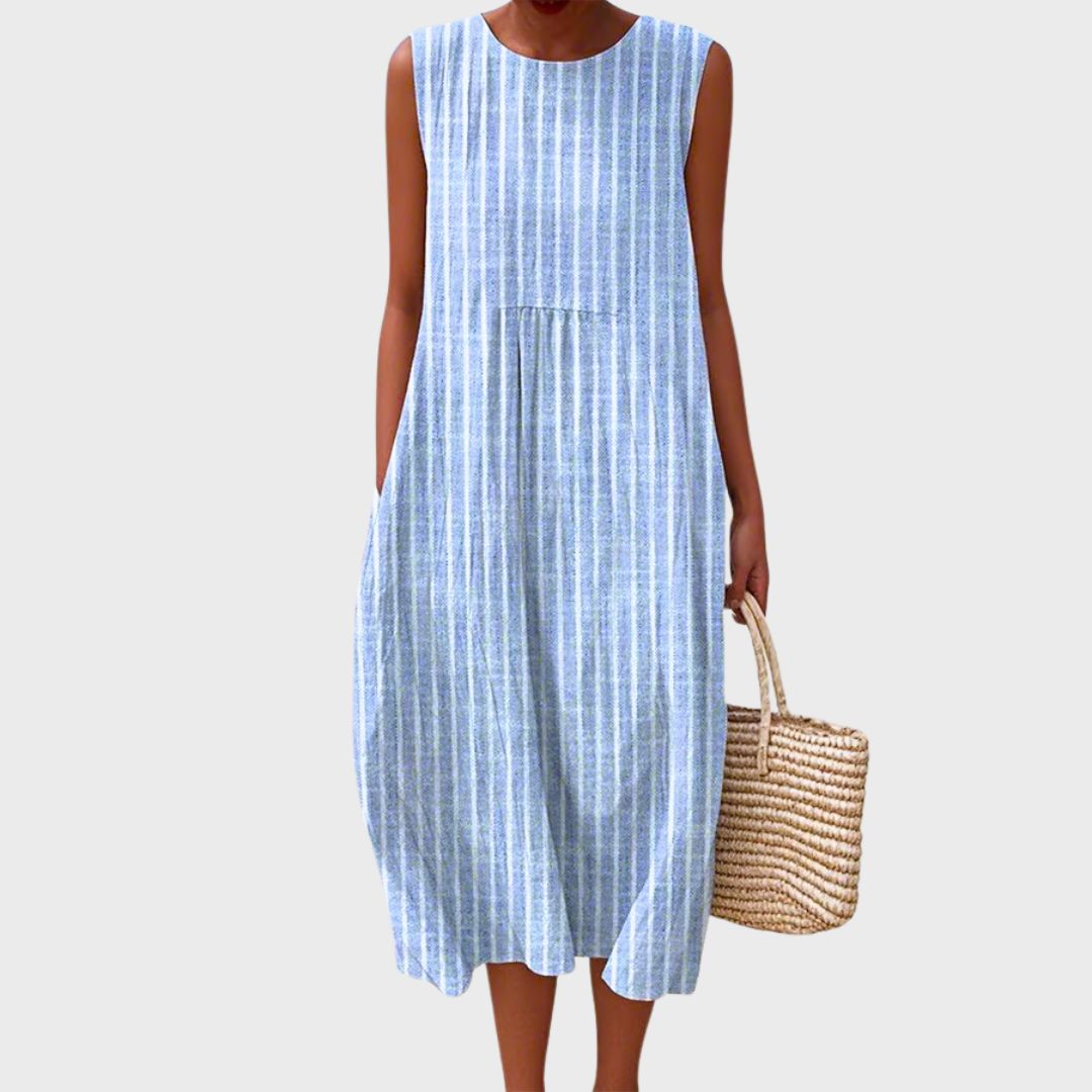 Meadow | Coastal Check Dress