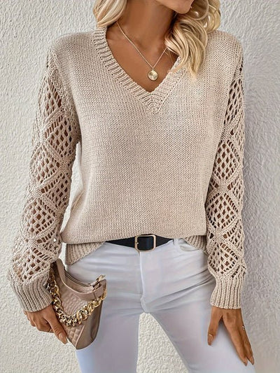 Faith | Openwork Knit Sweater