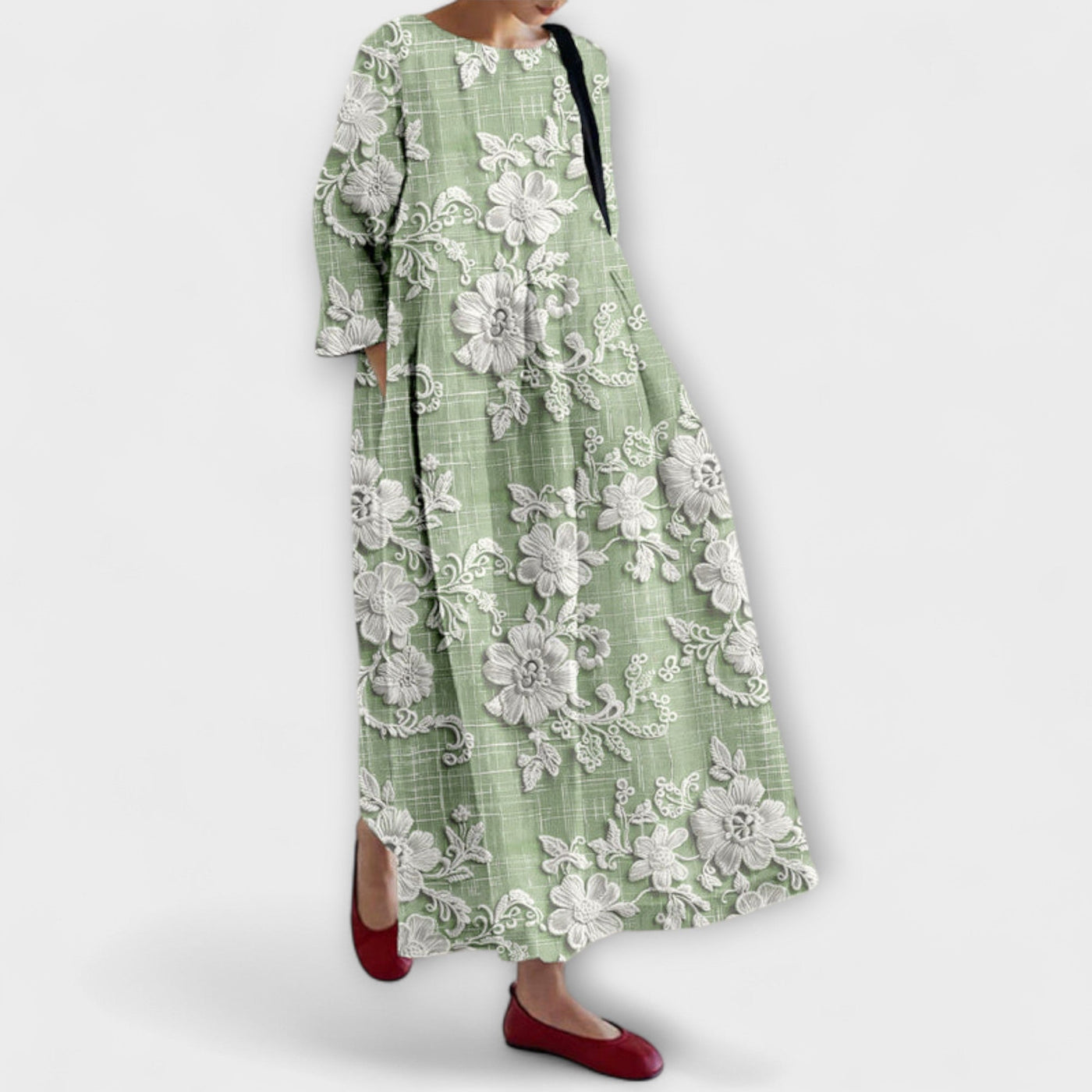 Aurora | Lace Bloom Maxi Dress