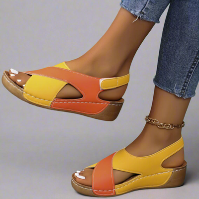 Sigrid | Two-Tone Comfort Sandals