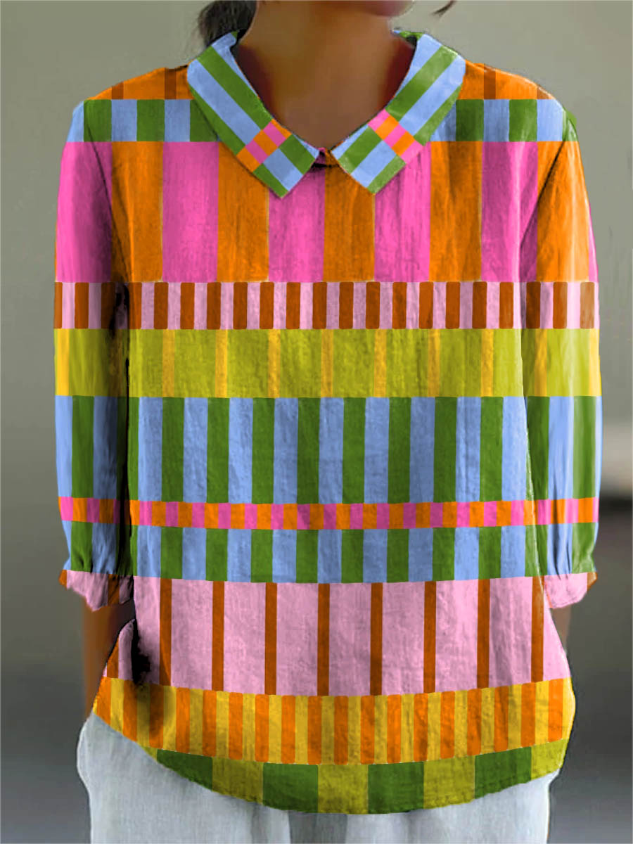 Jessica | Color Block Delight Blouse