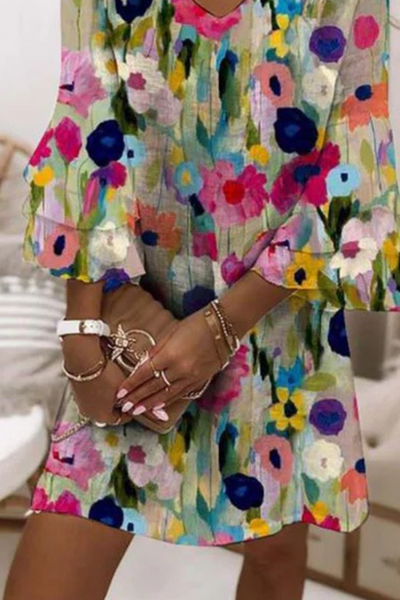 Violet | Blooming Joy Dress