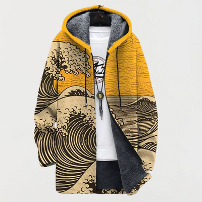 Frankie | Wave Art Hoodie