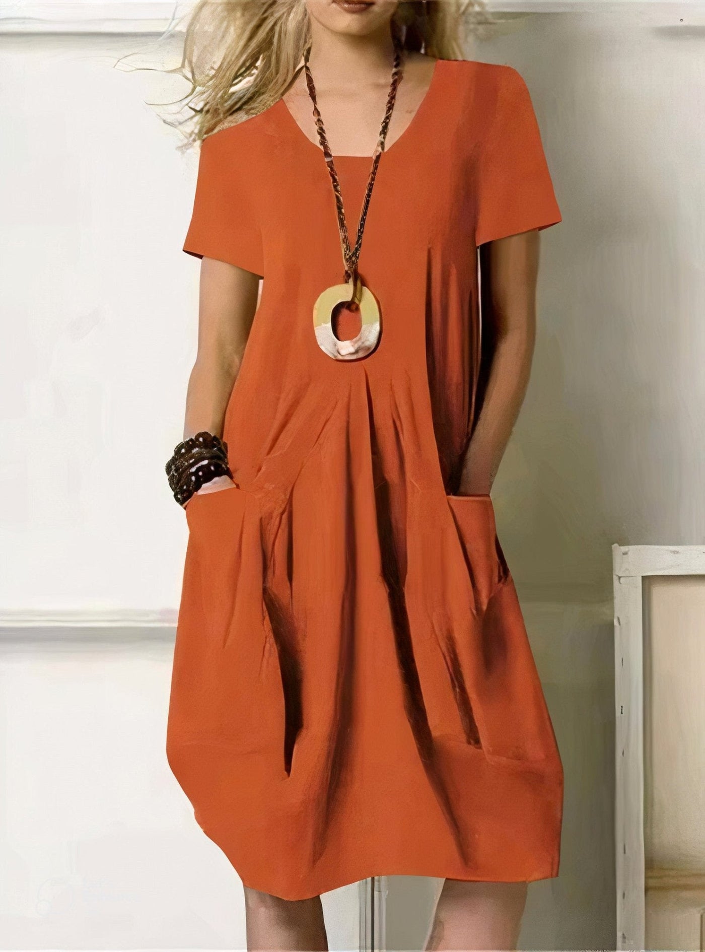 Charlotte | Classic Pocket Midi Dress