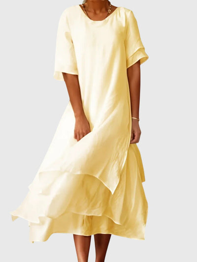 Matilda | Blush Layered Dress