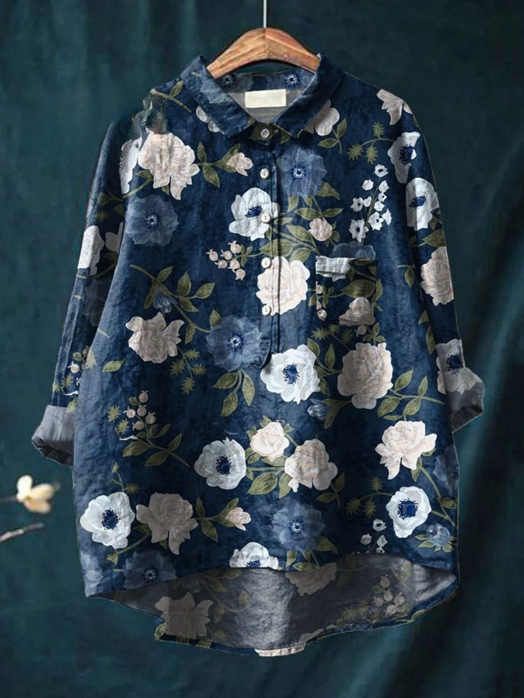 Celestia | Midnight Bloom Shirt