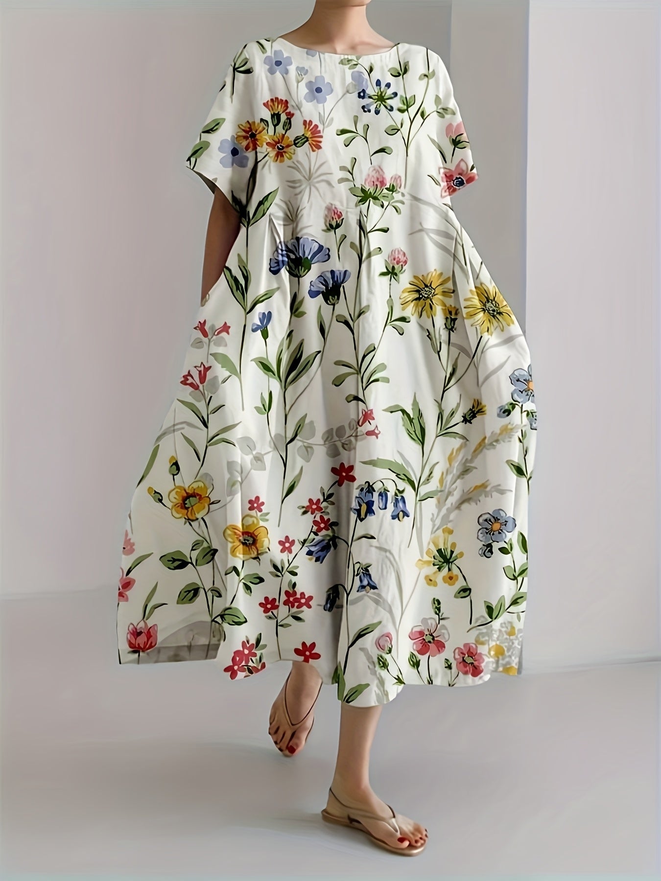 Thea | Flowing Garden Dress