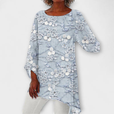 Briella | Asymmetrical Lace Blouse