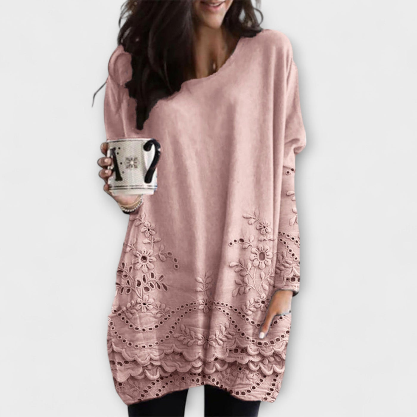 Alice | Embroidered Lace Blouse
