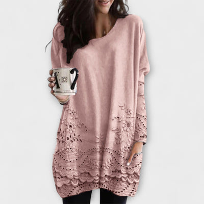 Alice | Embroidered Lace Blouse