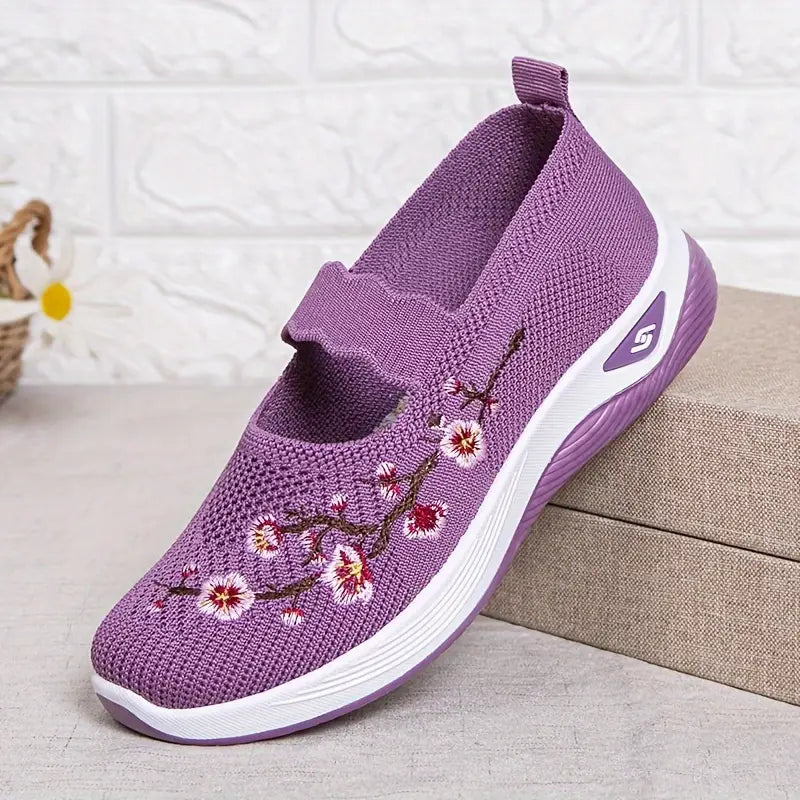 Paisley | Embroidered Comfort Sneaker