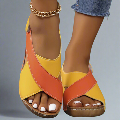 Sigrid | Two-Tone Comfort Sandals