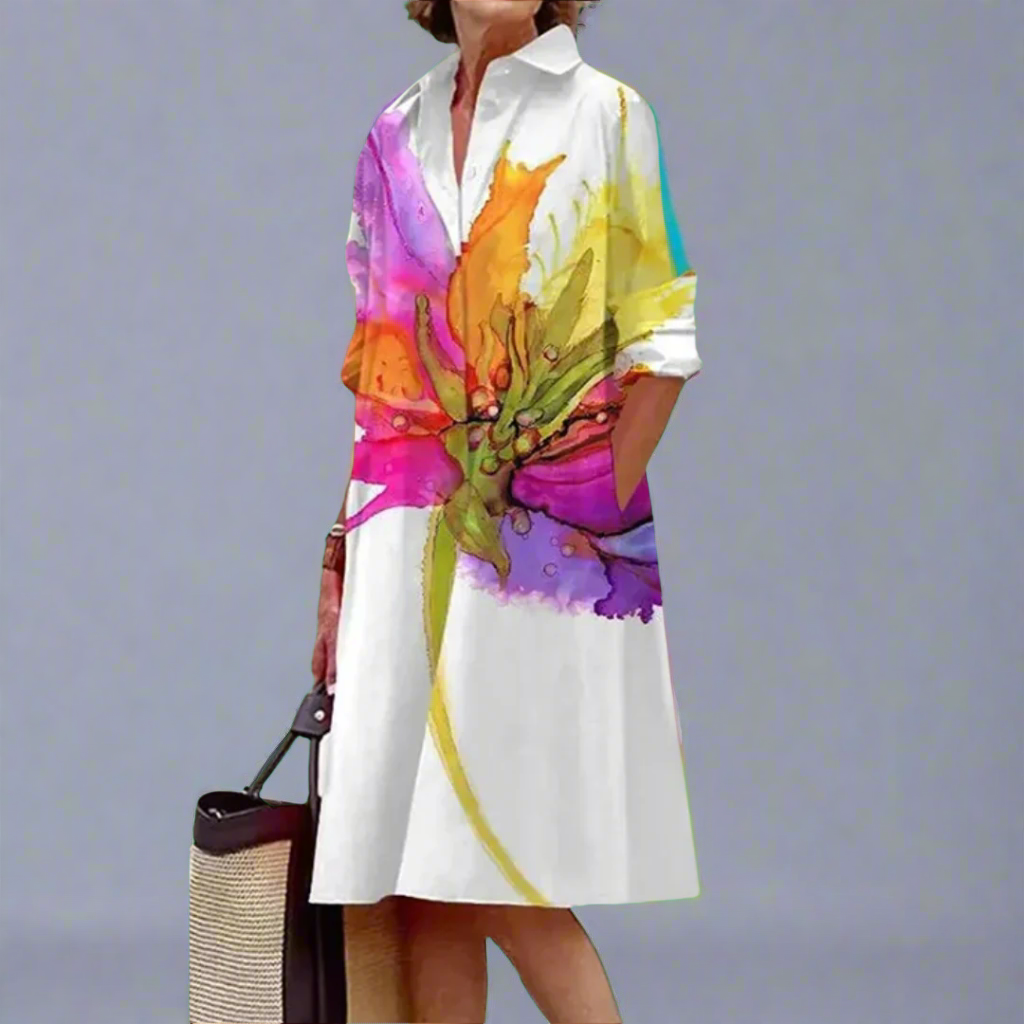 Maeve | Watercolour Blossom Dress