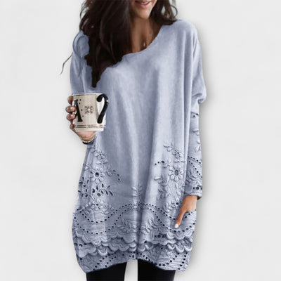 Alice | Embroidered Lace Blouse