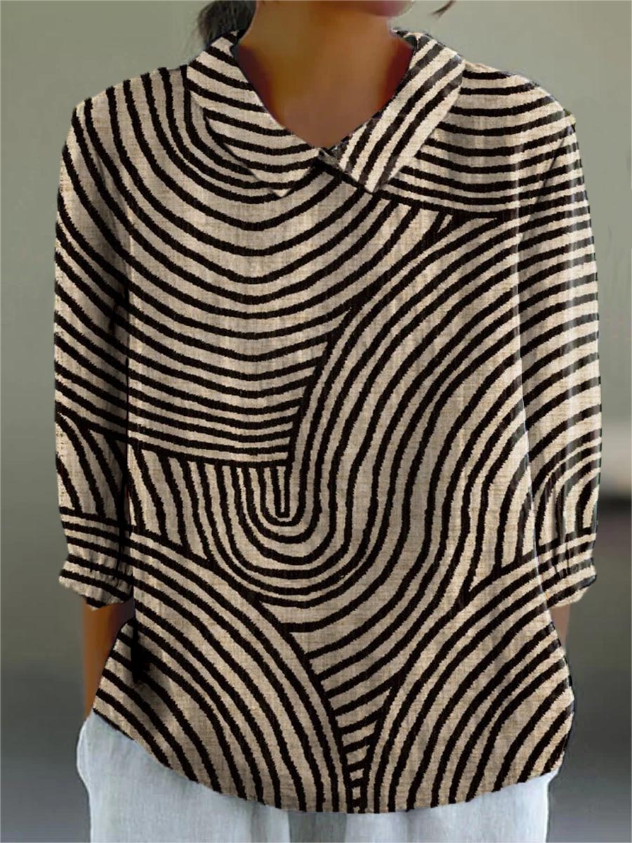 Jenda | Striking Waves Blouse