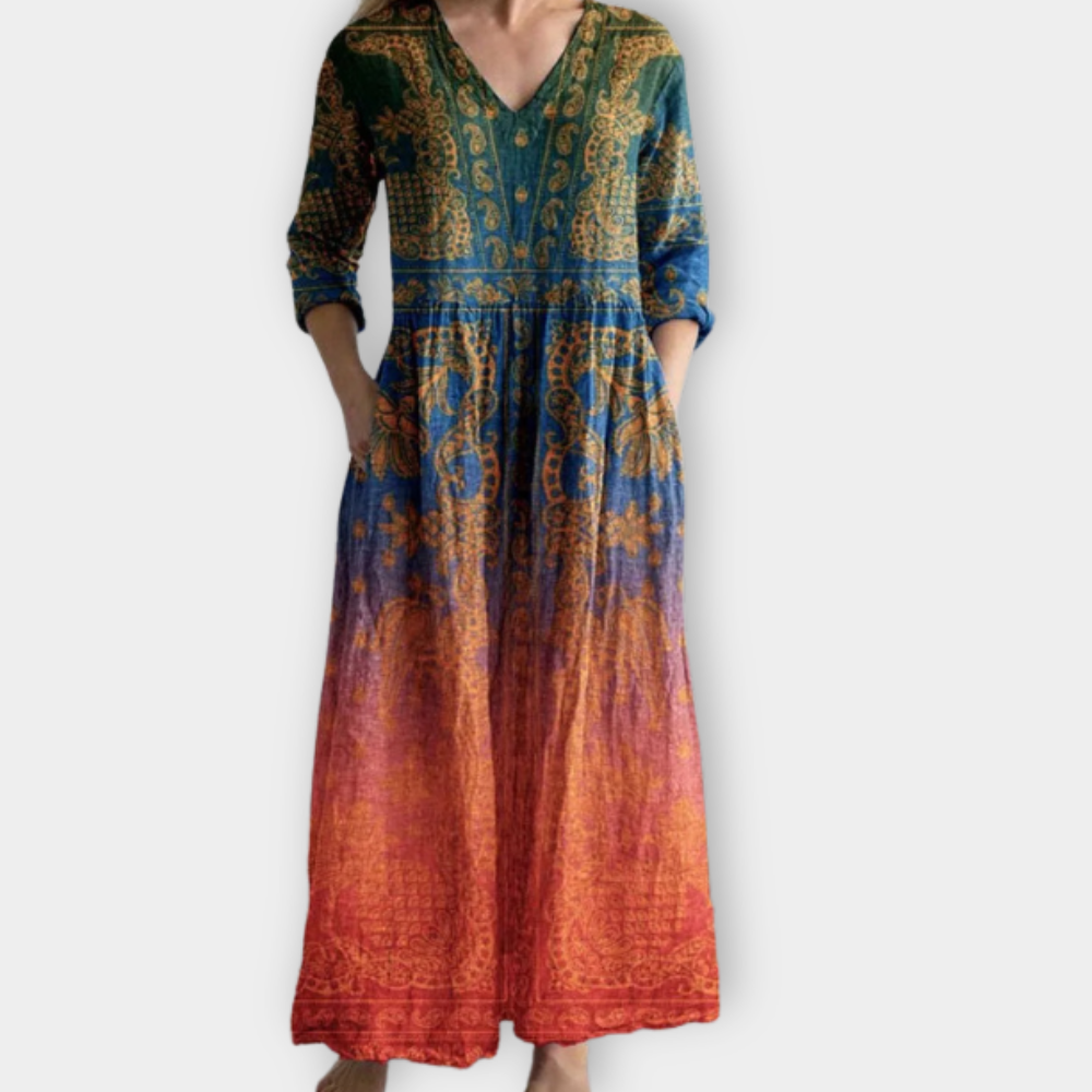 Maya | Bohemian Sunset Dress