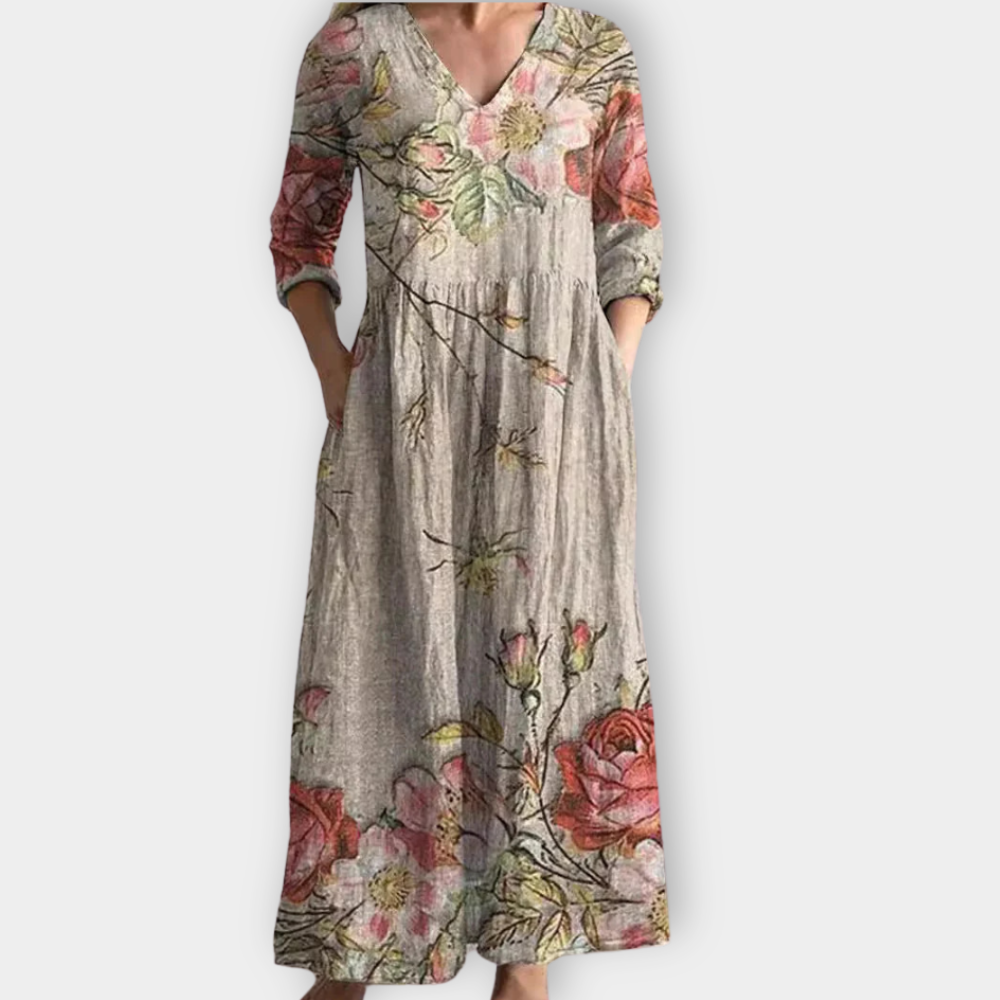 Victoria | Blushing Blooms Dress