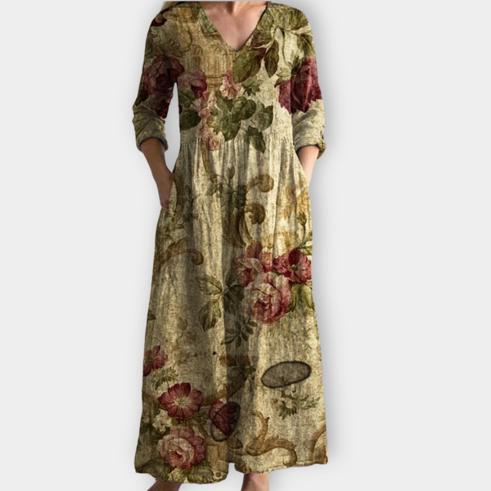 Giselle | Vintage Rose Dress