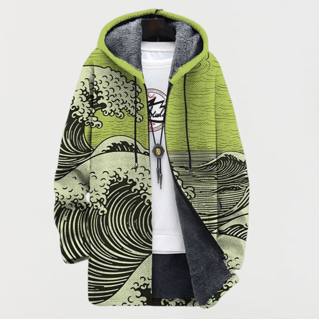 Frankie | Wave Art Hoodie