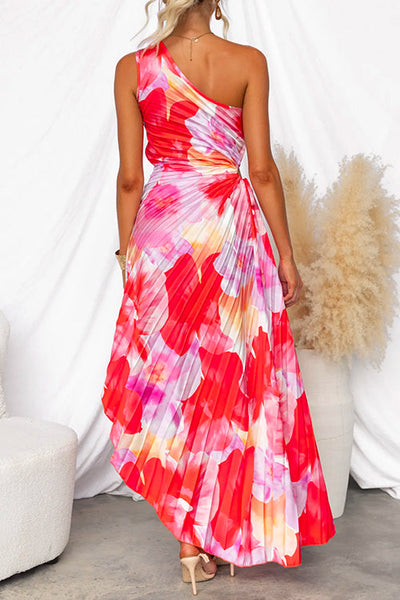 Vienna | One-Shoulder Floral Dress