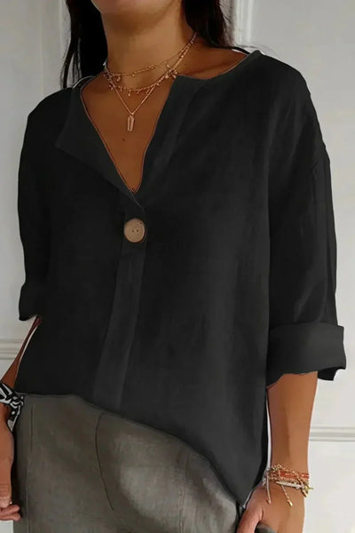 Brooklyn | Minimalist Button Blouse