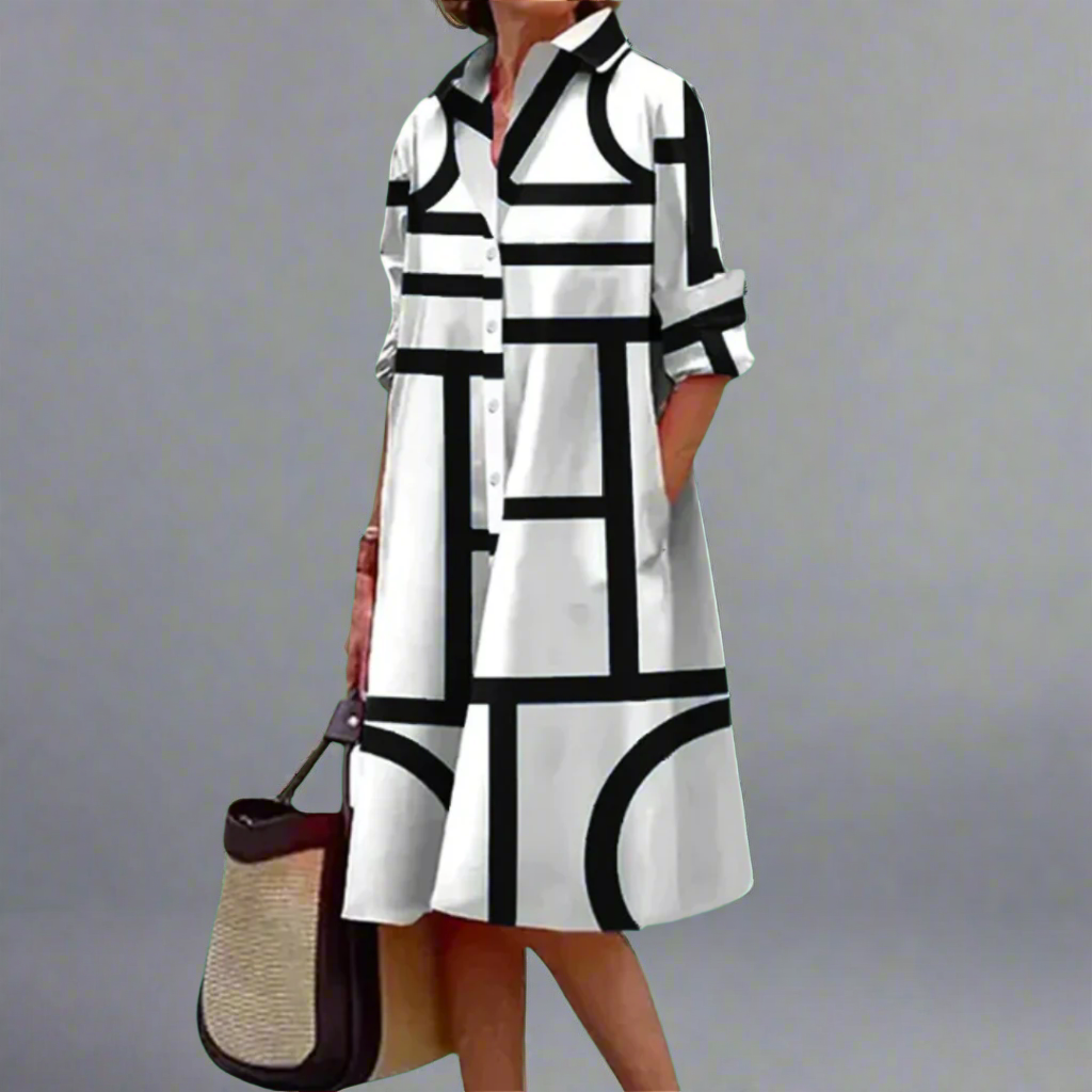 Mila | Modern Lines Dress