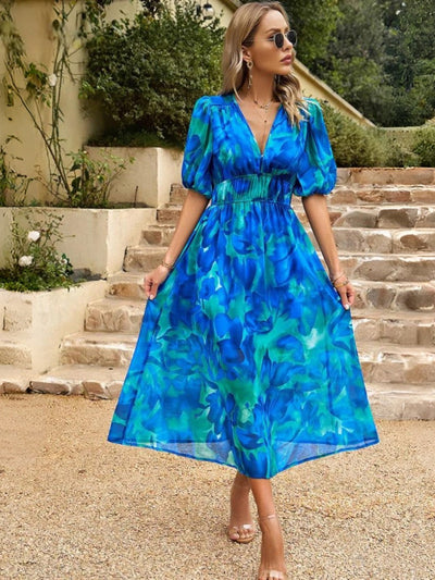 Emerald | Vibrant Floral Dress