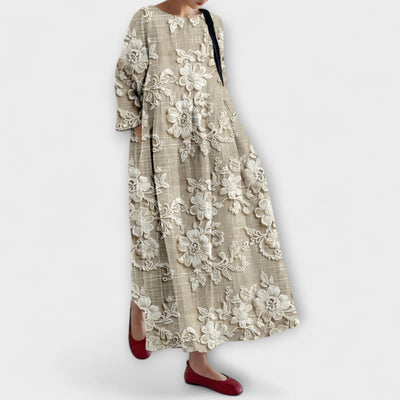 Aurora | Lace Bloom Maxi Dress