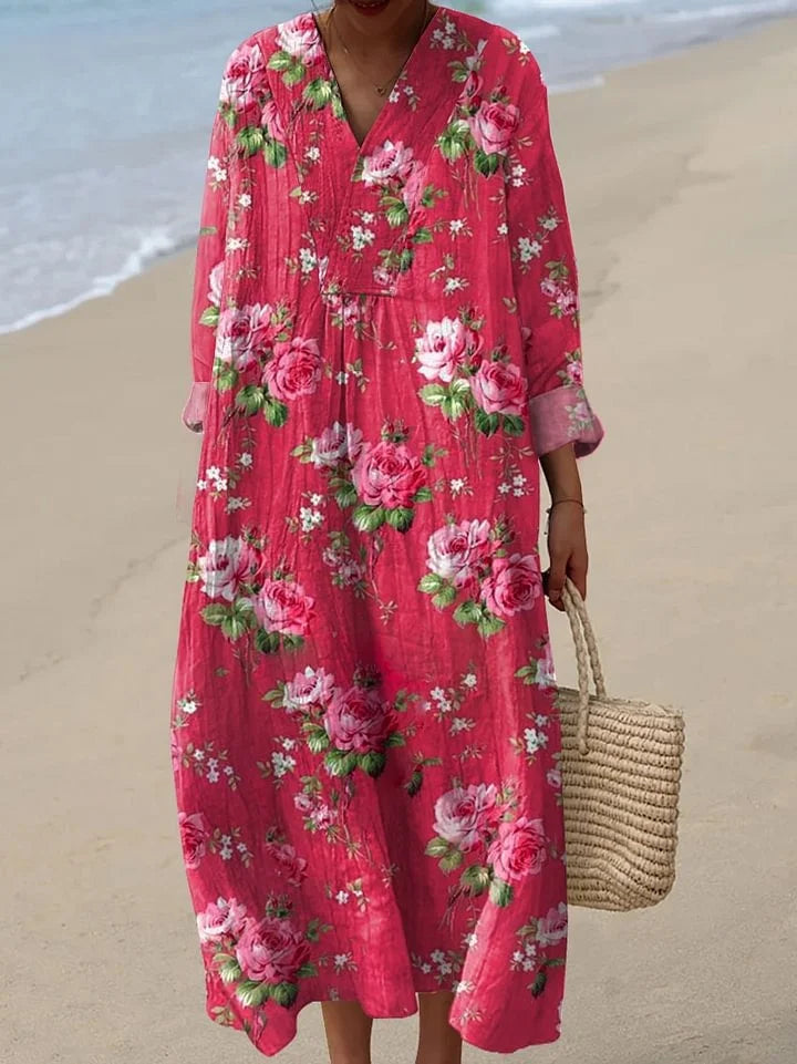 Ruby | Rosé Blossom Dress