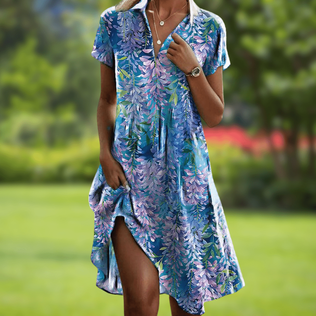 Delilah | Bohemian Print Dress