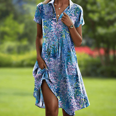 Delilah | Bohemian Print Dress