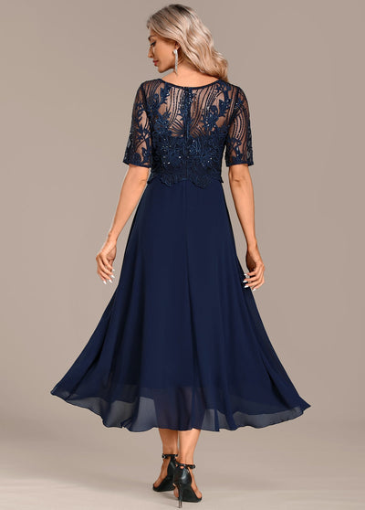 Gia | Elegant Lace Evening Dress