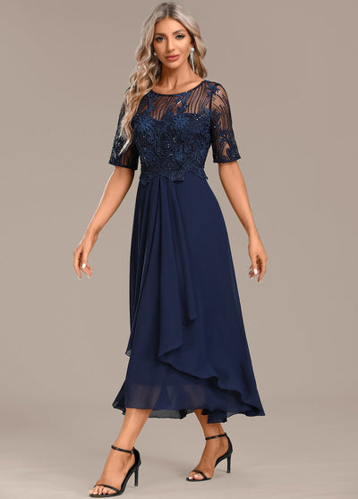 Gia | Elegant Lace Evening Dress