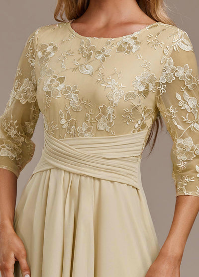 Haisley | Golden Elegance Dress