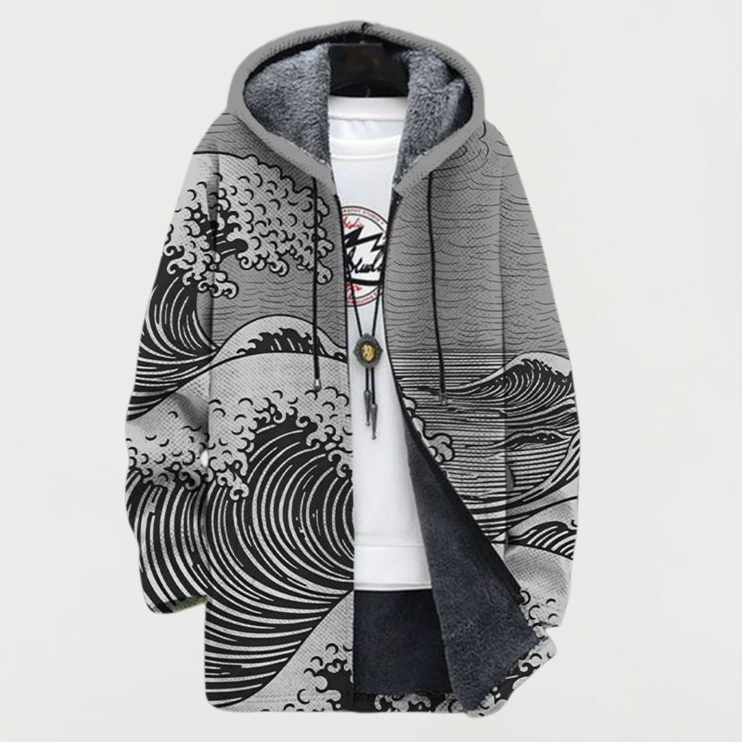 Frankie | Wave Art Hoodie