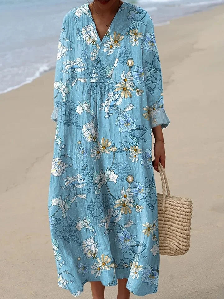 Evie | Sky Blossom Dress