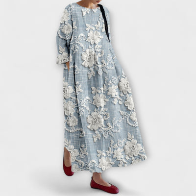 Aurora | Lace Bloom Maxi Dress