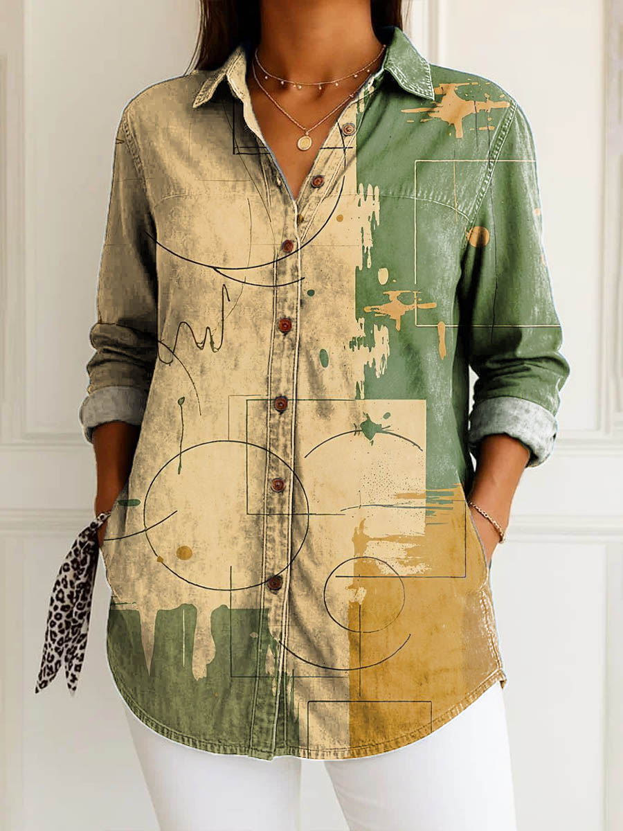 Lilly | Abstract Nature Blouse