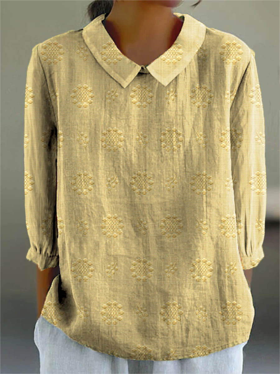 Julia | Floral Embroidery Blouse