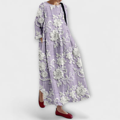 Aurora | Lace Bloom Maxi Dress