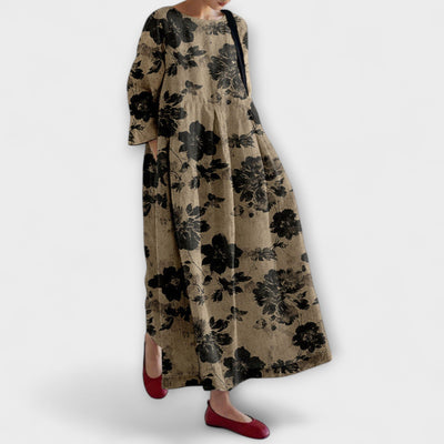 Dakota | Noir Blossom Dress