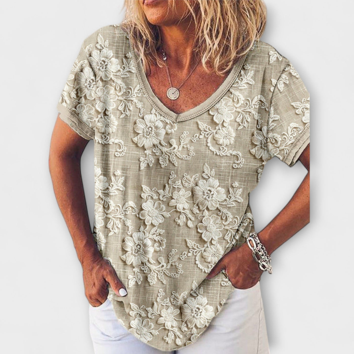 Delilah | Lace Meadow Blouse