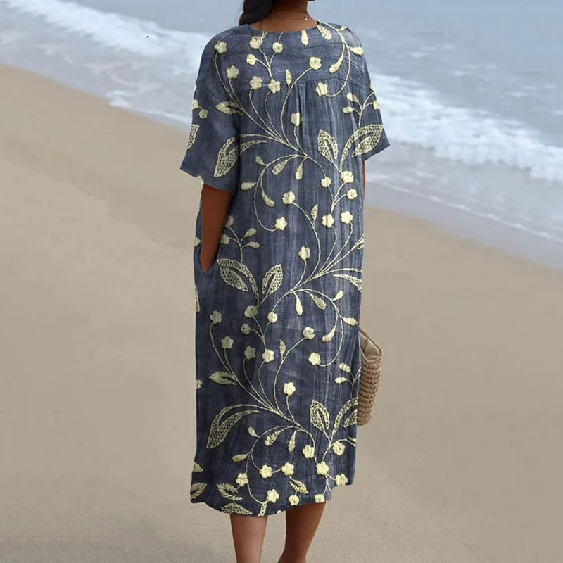 Lily | Midnight Blossom Dress