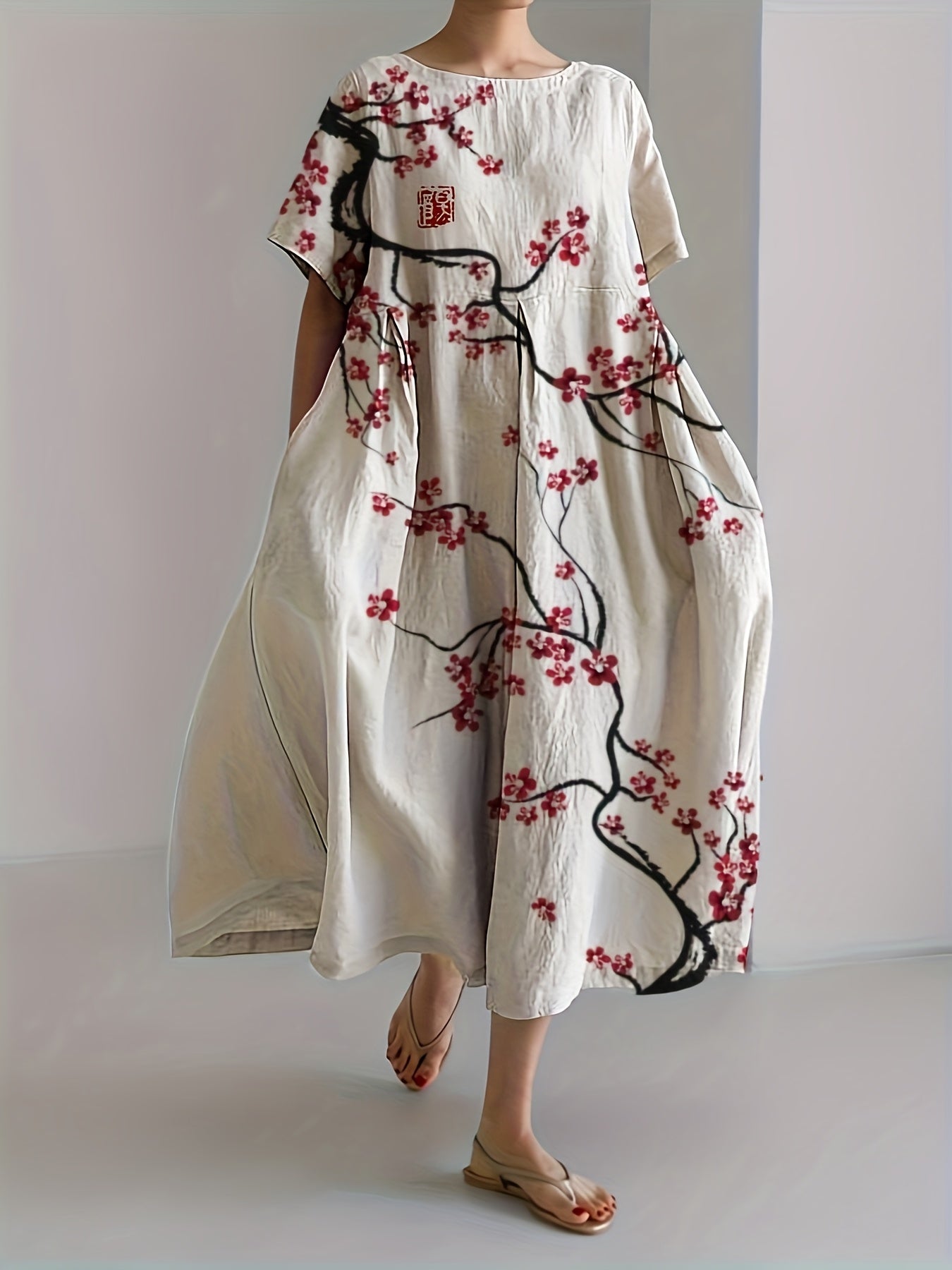 Béatrice | Blossom Branch Dress